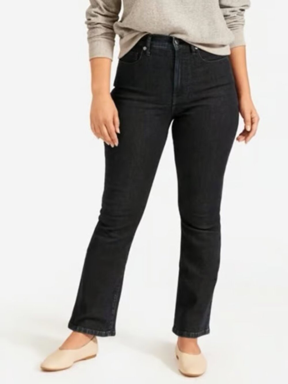 Everlane The Authentic Stretch Slim Bootcut Jean (28)